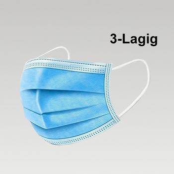 50x disposable nose-mouth protective mask 3 layers