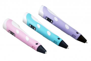 3D stereoscopic Printing Pen to Draw or Write with different Plastics turqoise - Kopie