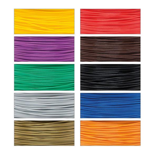 10er Set 10x PLA Filament Rolle 1kg 1,75mm 10 Farben für 3D Drucker oder Stift (10Kg)