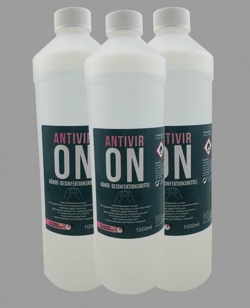 Händedesinfektionsmittel Hand Desinfektionsmittel Desinfizierend 3 x 1L = 3Liter Antiviron