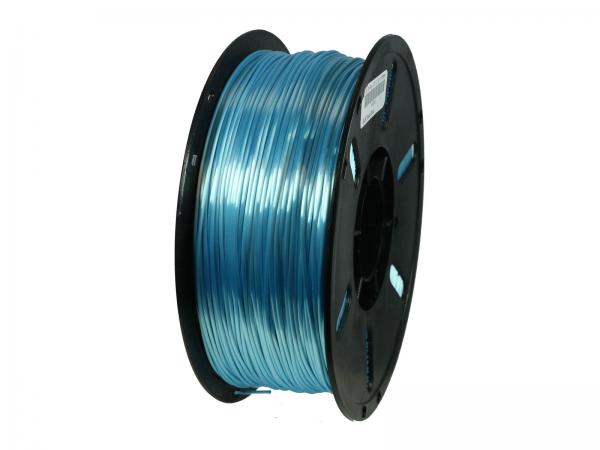 PLA+ Shiney Silk Topaz Blue / Hellblau 1,75mm 3D Drucker Filament 1kg